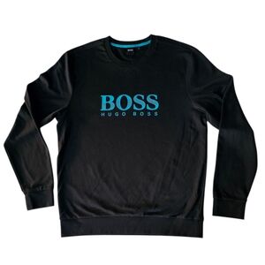 NWOT Hugo Boss Men's Logo-Print Piqué Tracksuit Sweatshirt